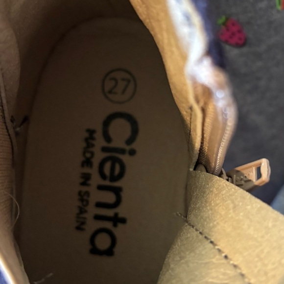 Cienta Navy suede boots NWOT Size 27 - Picture 5 of 5